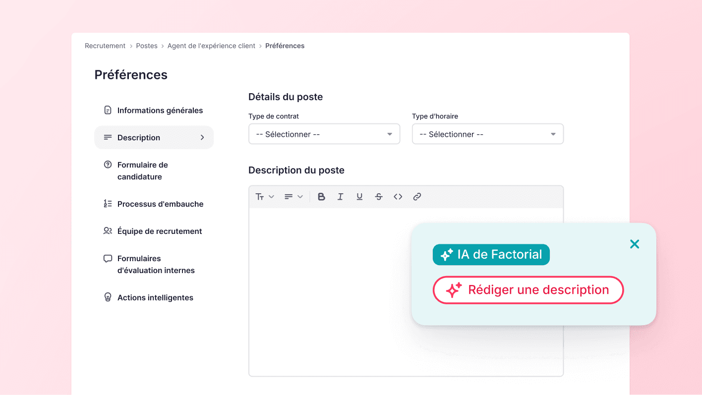 Améliorez les offres d'emploi grâce aux nouveaux paramètres