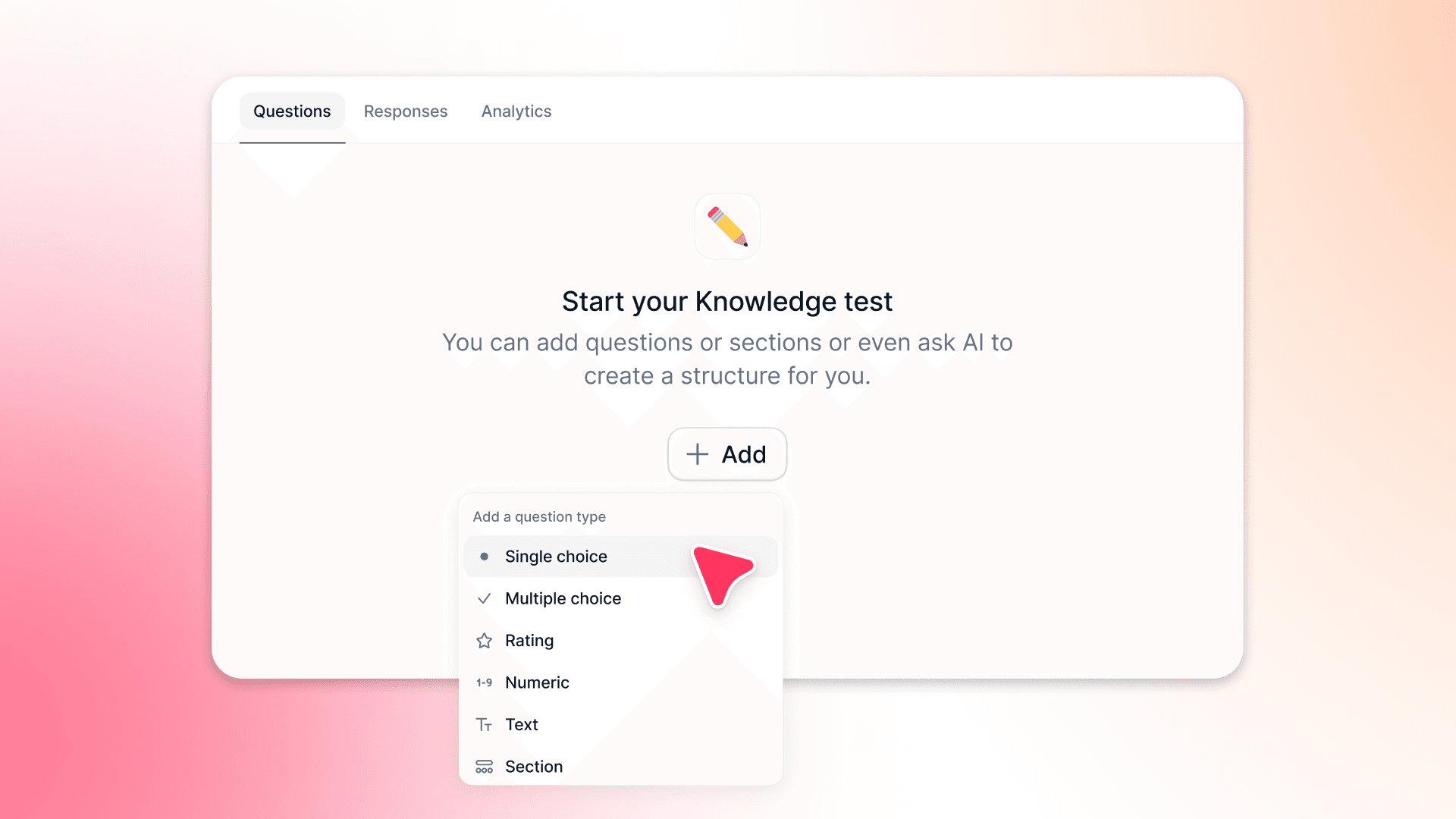 Évaluez les progrès avec des tests de connaissances
