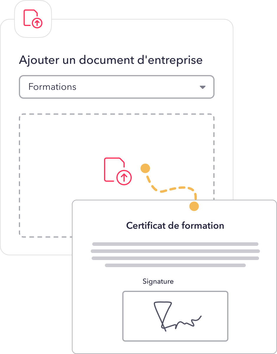 Ajouter un document d'entreprise