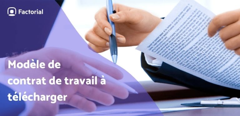 Modèle de contrat de travail CDI gratuit | Factorial