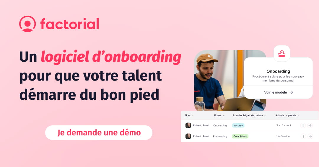 banner pour demander une démonstration gratuite du module onboarding du logiciel RH