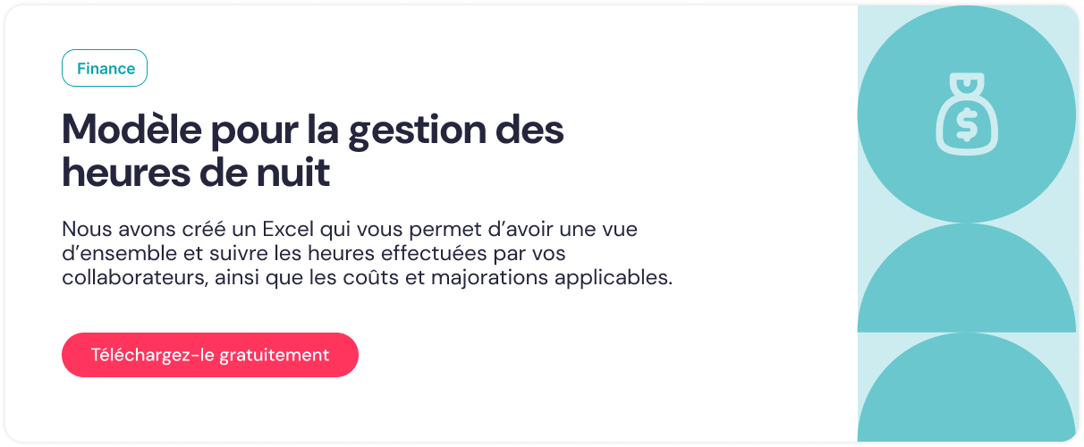 Modèle pour la gestion des heures de nuit