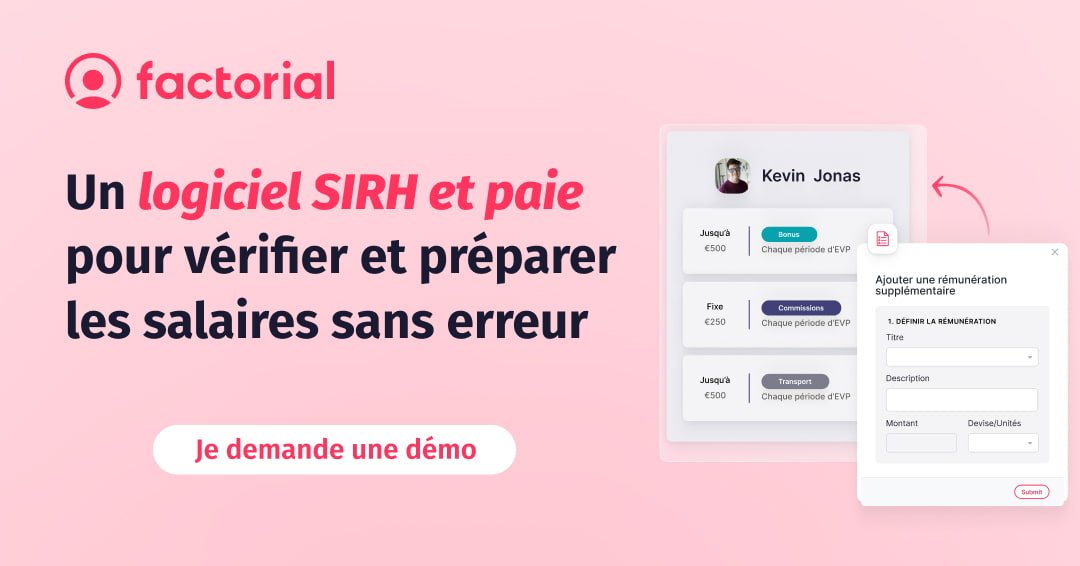 banner pour demander une démo du SIRH et paie