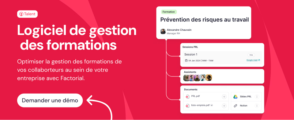 Logiciel de gestion des formations