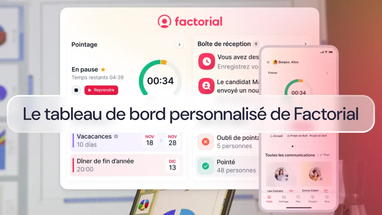 Le tableau de bord personnalisé de Factorial