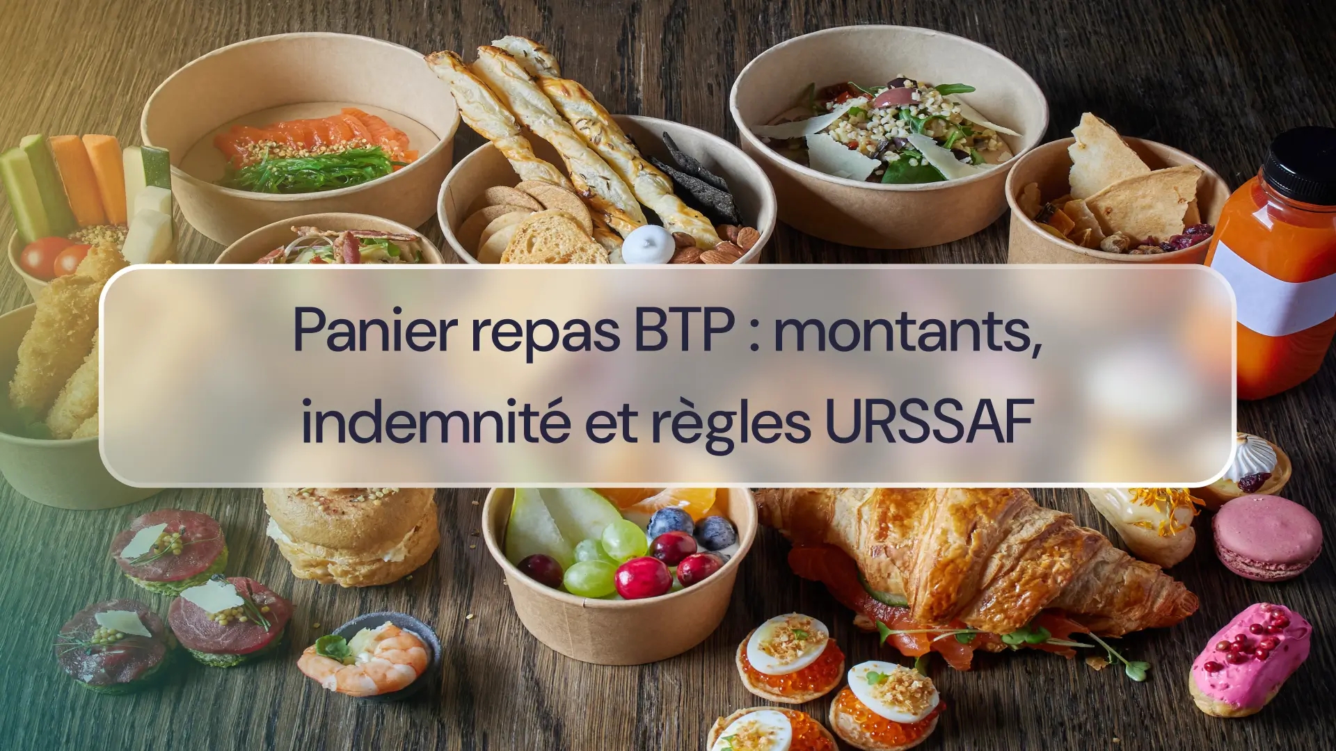 Panier repas BTP : montants, indemnité et règles URSSAF