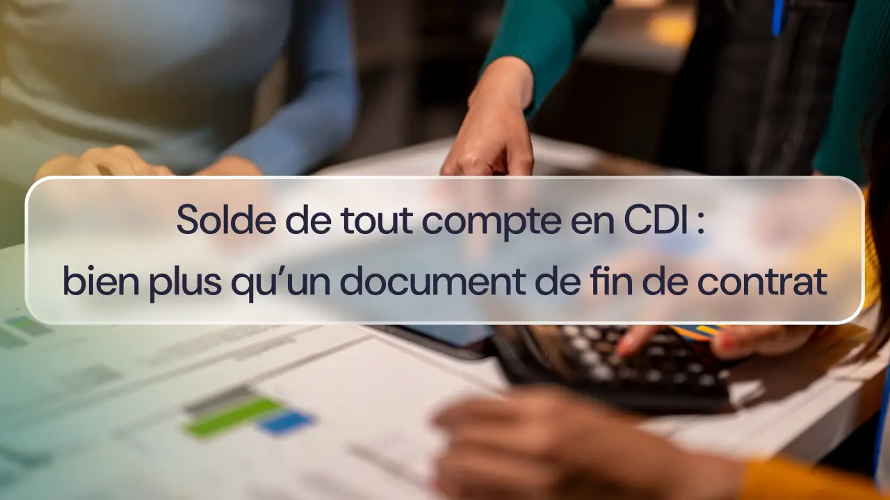 Solde de tout compte CDI